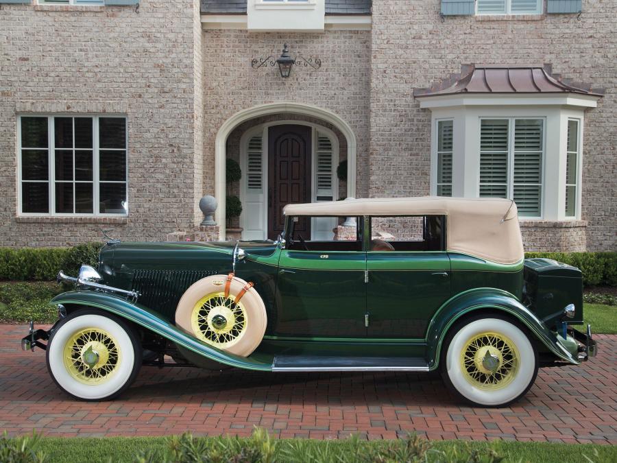  Auburn 8-100A Custom Dual Ratio Phaeton 1932 года  (фото 16 из 17)